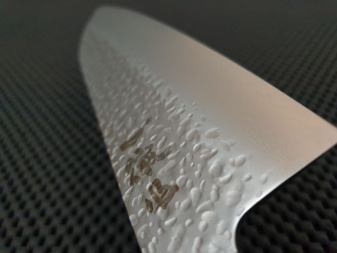 Ittetsu Damascus 180 Santoku Knife