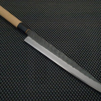 Hammer Finished Tsuchime Yanagiba Japanese Single Bevel Slicing Knife Sydney Australia