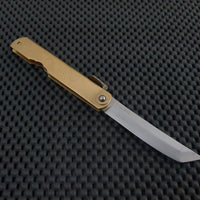 Nagao Higonakami Sakimaru Large Folding Knife Kiridashi Wood Scoring Brass Sydney Brisbane Melbourne Perth Canberra Adelaide Australia