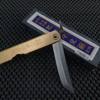 Nagao Higonakami Sakimaru Large Folding Knife Kiridashi Wood Scoring Brass Sydney Brisbane Melbourne Perth Canberra Adelaide Australia