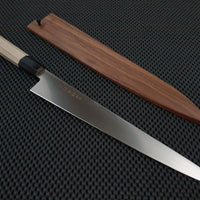 Sakai Takayuki Grand Chef | 270 Sujihiki Knife (w/ Walnut Saya)