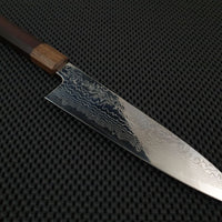 Sukenari Ginsan Damascus | 210 Gyuto Knife