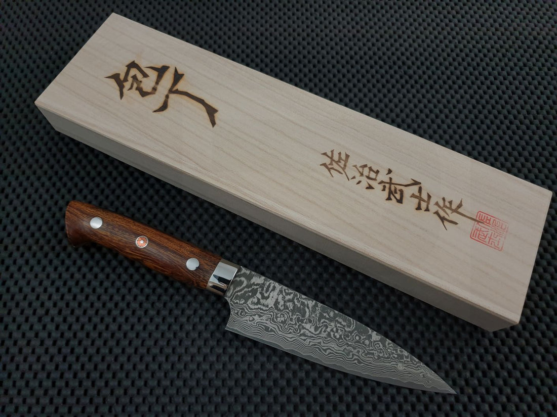 Saji Damascus Petty Knife Japan Australia