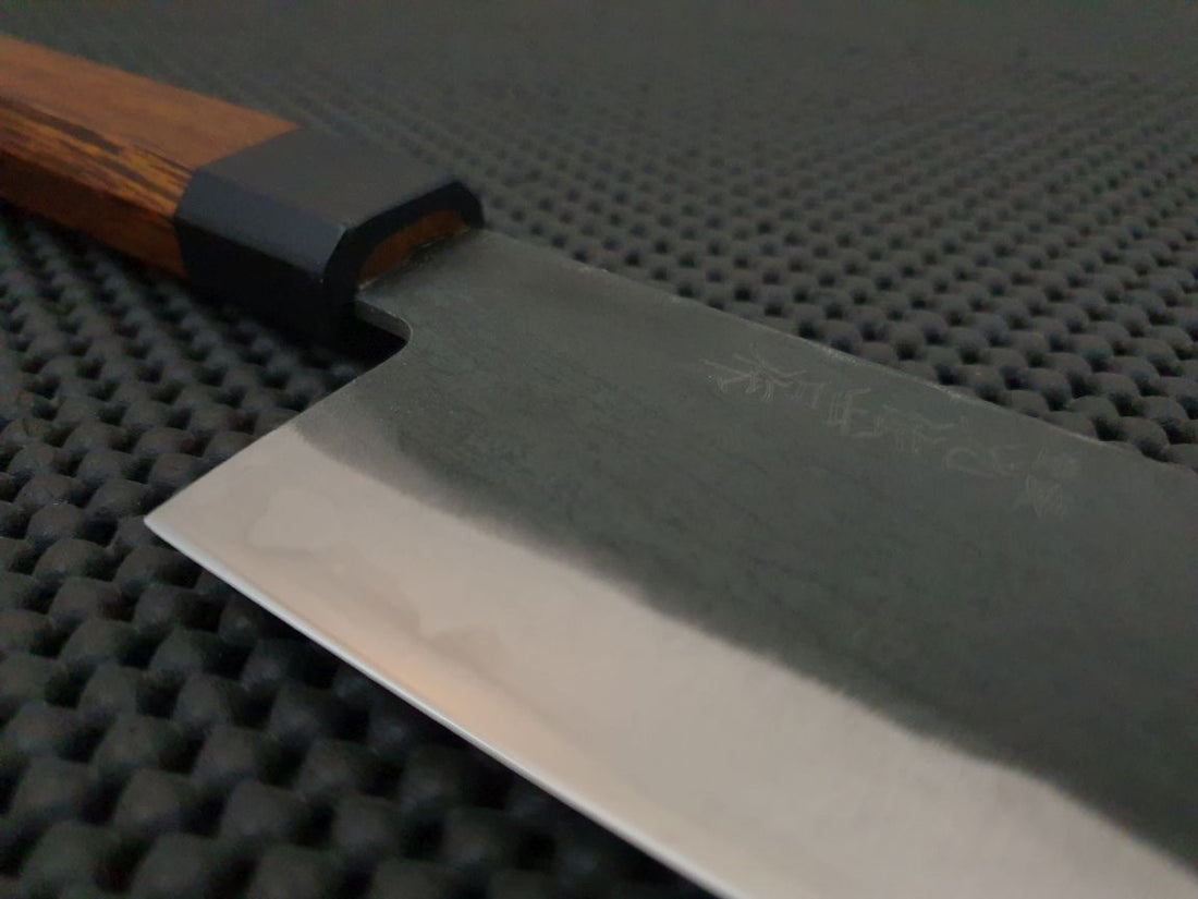 Yoshida Hamono Carbon Nakiri Knife
