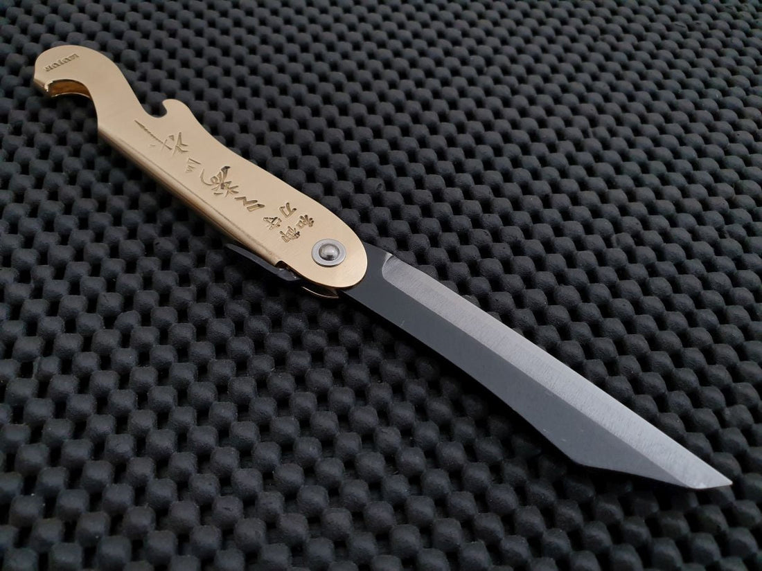 Mt Fuji Folding Knife Bottle Opener
