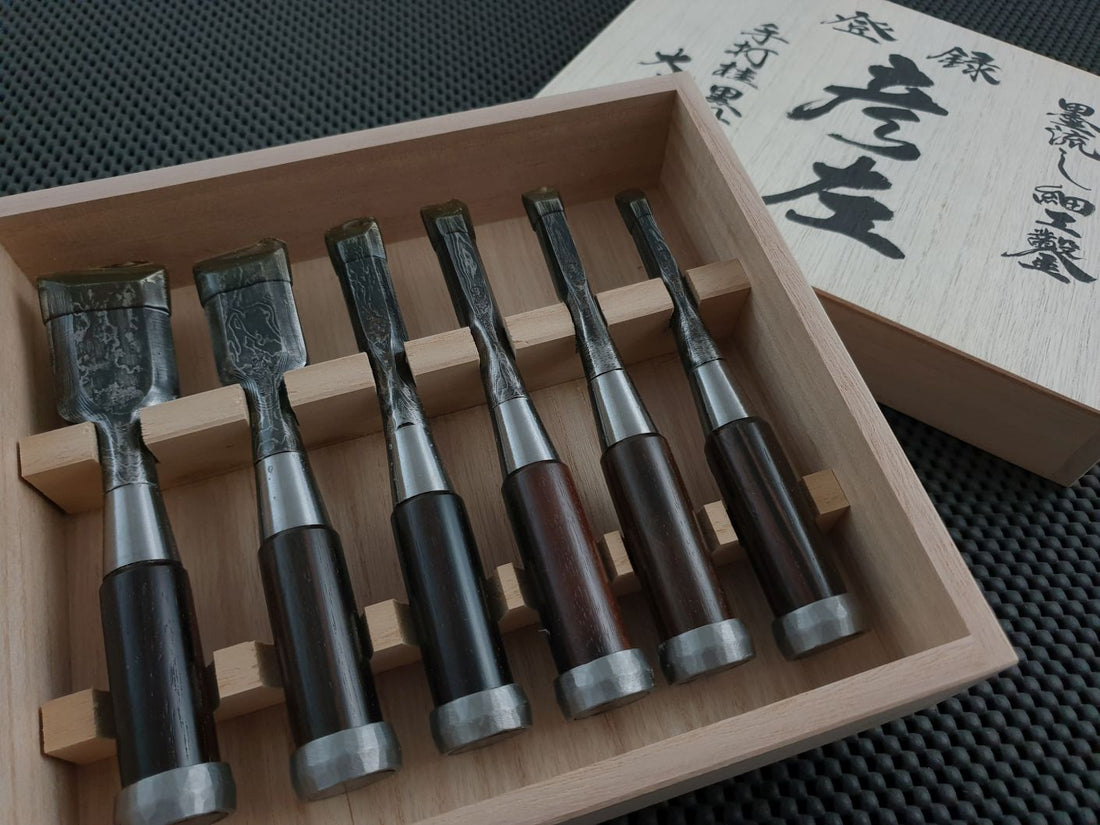 Daitei Hikoza Suminagashi Chisels
