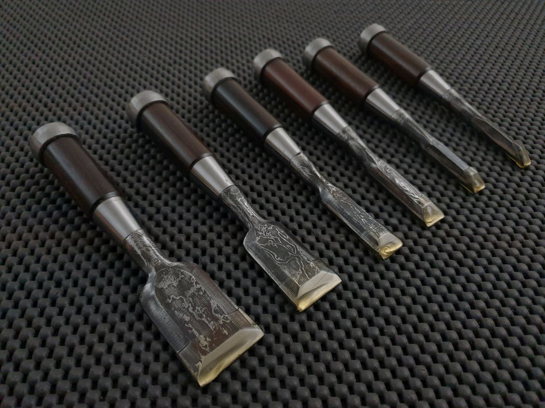 Daitei Hikoza Suminagashi Chisels