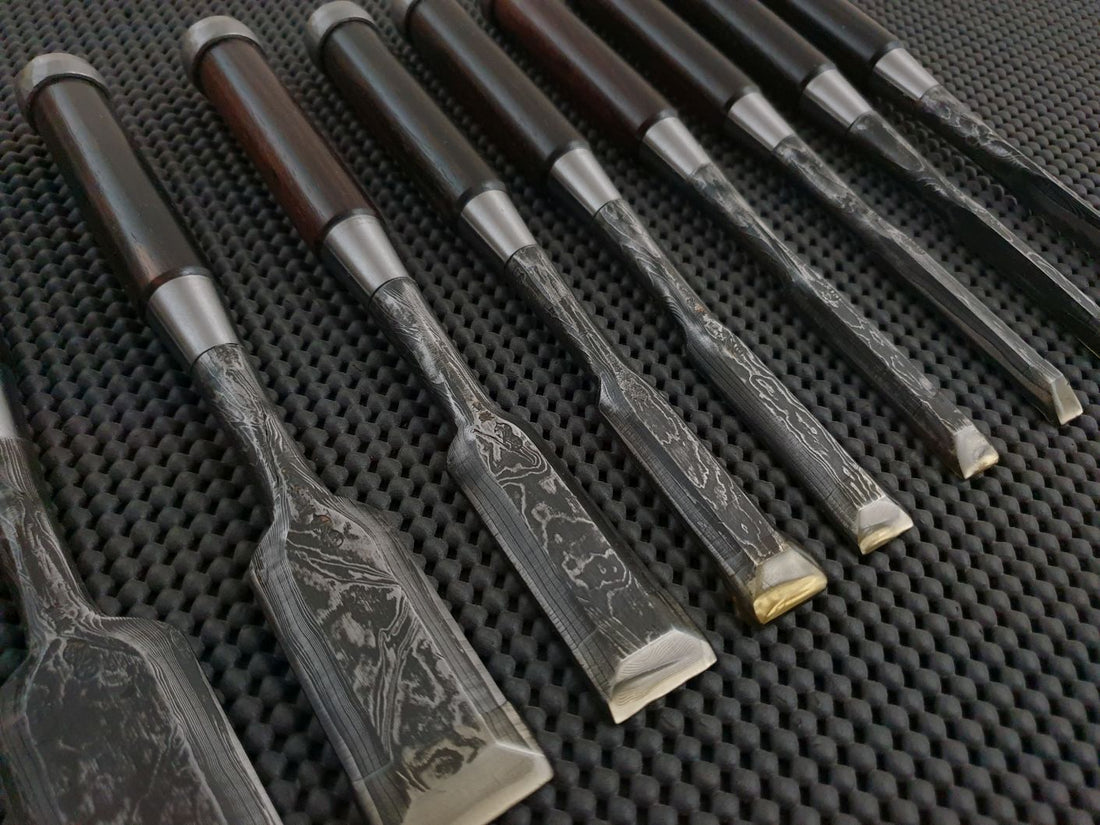 Daitei Hikoza Suminagashi Chisels