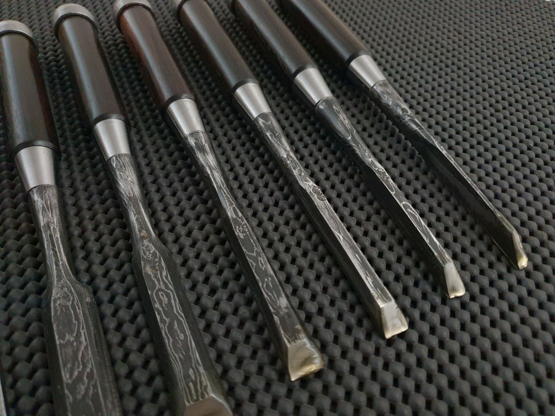 Daitei Hikoza Suminagashi Chisels