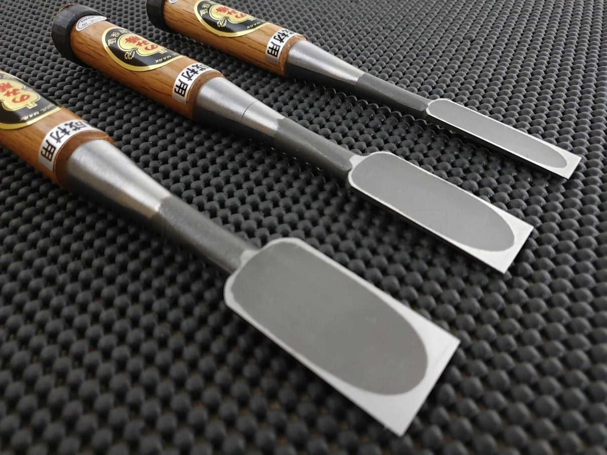 SFS Oire Nomi 3 Piece Japanese Chisel Set (w/ Timber Box