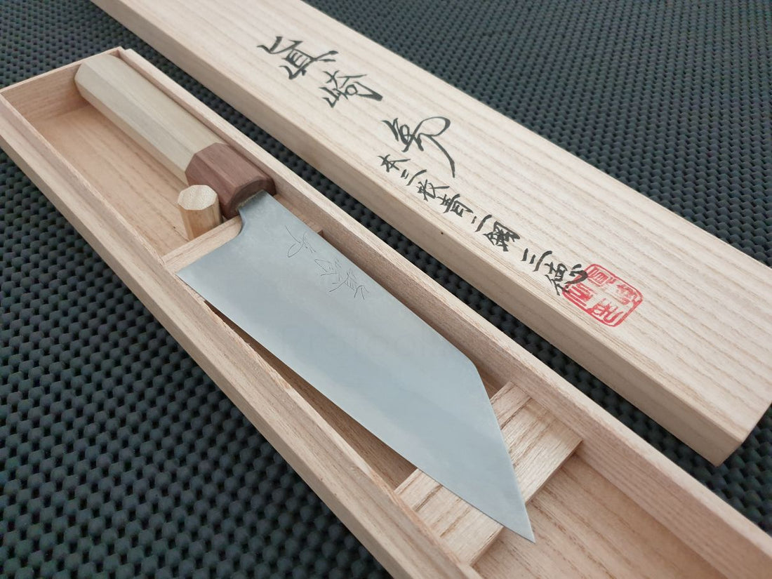 Mazaki Damascus Bunka Knife