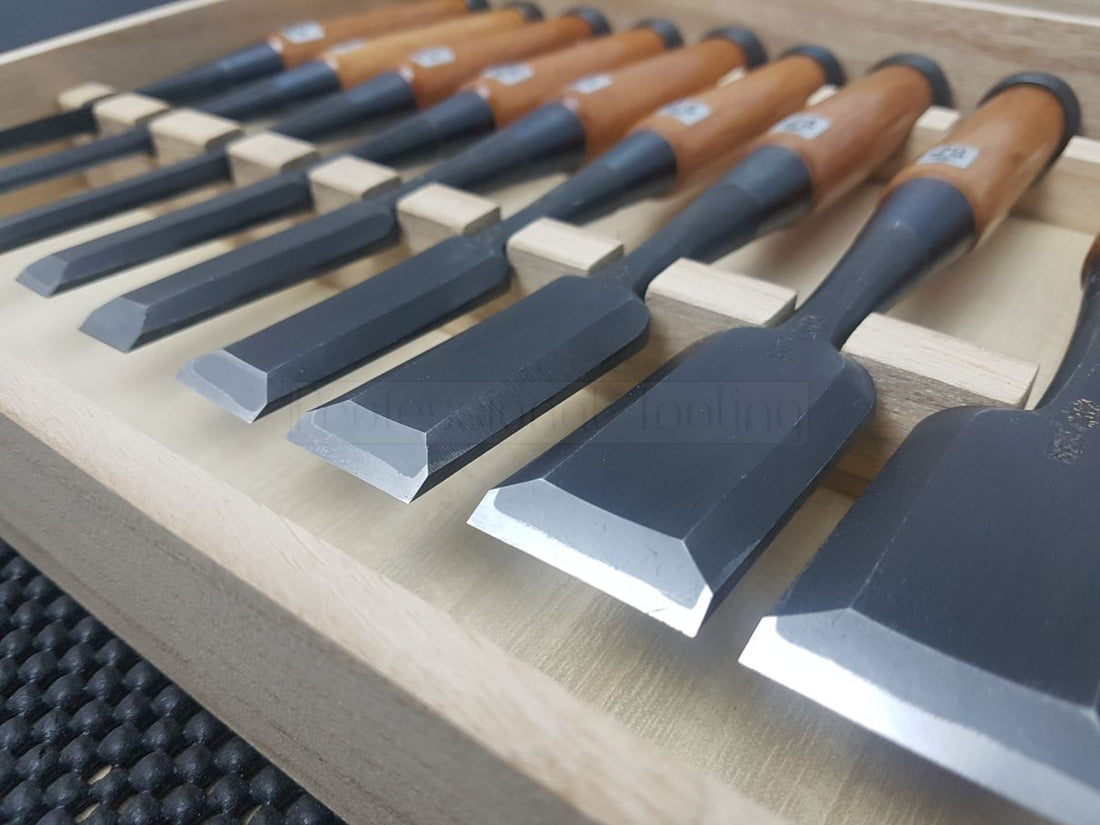 Morihei Yoshitomo Oire Nomi Japanese Chisel Set Australia