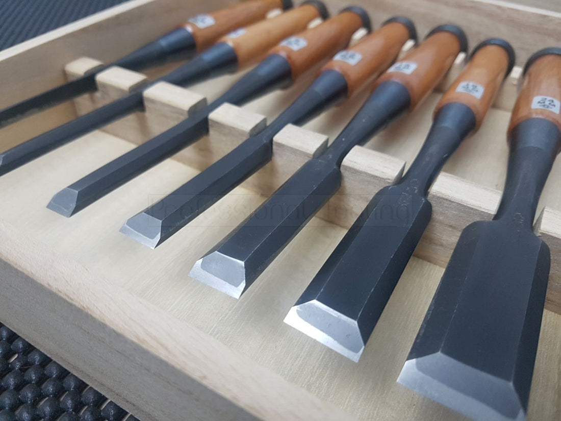 Morihei Yoshitomo Oire Nomi Japanese Chisel Set Australia