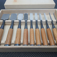 Morihei Yoshitomo Oire Nomi Japanese Chisel Set Australia