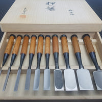 Morihei Yoshitomo Oire Nomi Japanese Chisel Set Australia