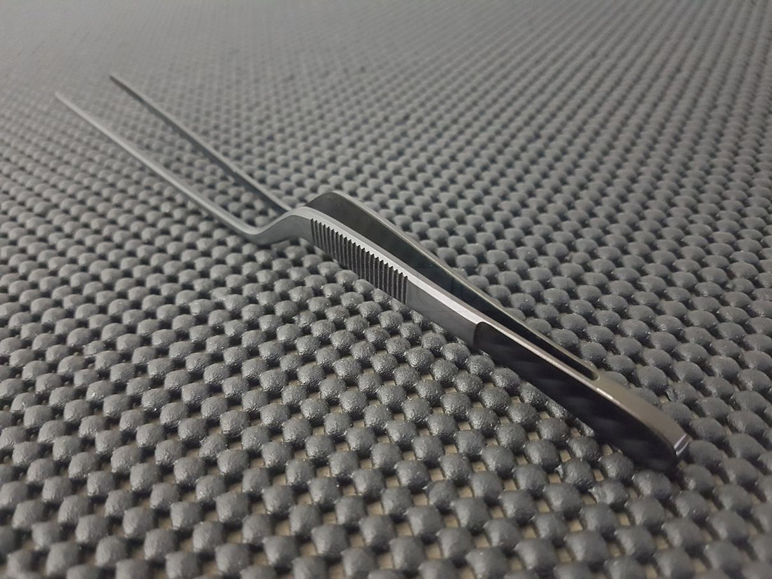 Offset Plating Tweezers at ProTooling Australia _Japanese Kitchen Knives & Whetstones