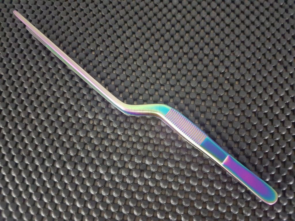 Offset Plating Tweezers at ProTooling Australia _Japanese Kitchen Knives & Whetstones
