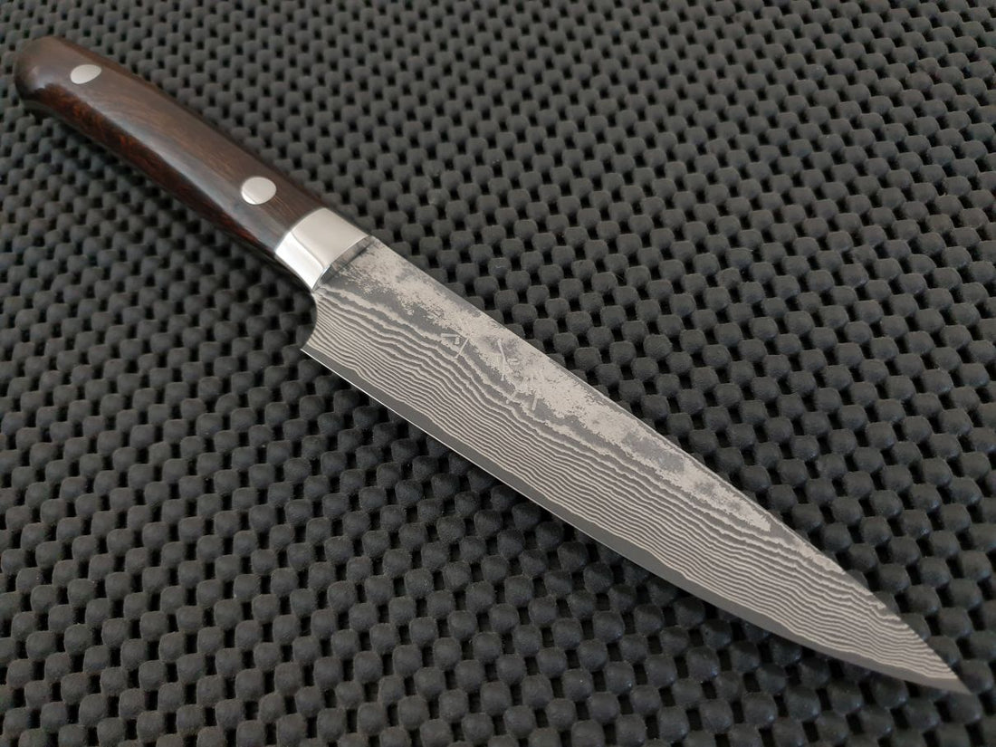 Saji Nickel Damascus Japanese Knife