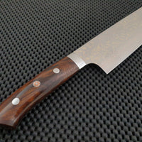 Takeshi Saji Rainbow Damascus Nakiri Knife