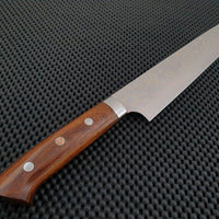 Takeshi Saji Rainbow Damascus Sujihiki Knife