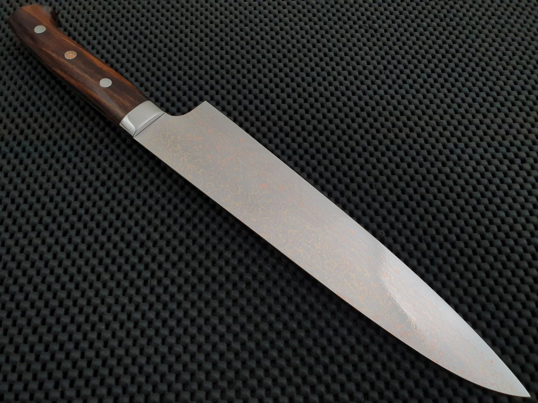 Takeshi Saji Rainbow Damascus Gyuto Knife