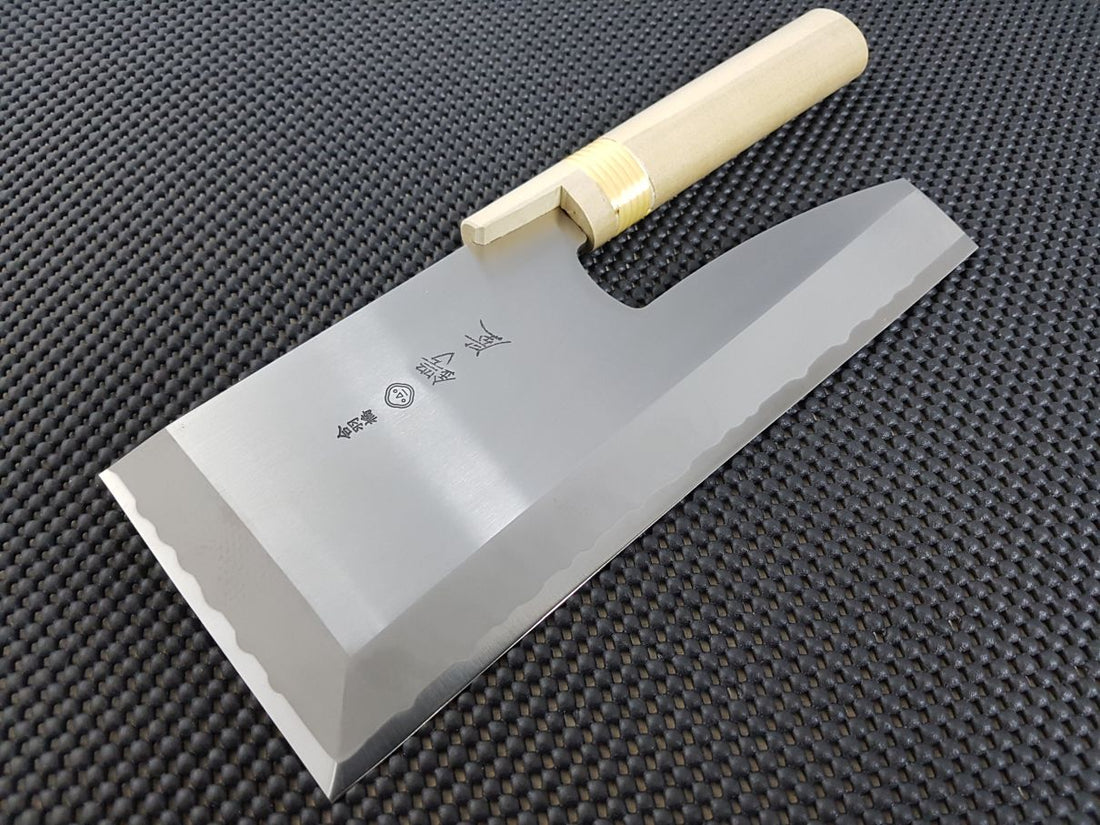 Tsubaya Molybdenum Menkiri Knife _Japanese Kitchen Knives Australia