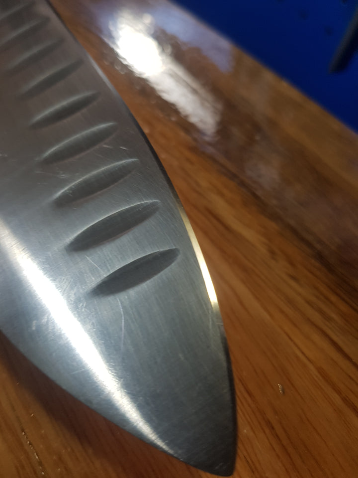 German Kitchen Knife after Sharpening at ProTooling Japanese Knives & Tools Australia