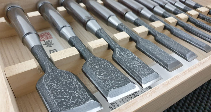 Japanese Chisel Patterns Japanese Chisels | Fine Japanese Tataki & Oire Chisel Sets – ProTooling