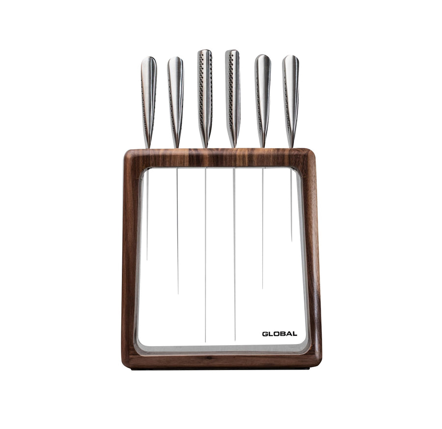 Global Knife Sets | 3, 5, or 7 Piece Knife & Block Set (Hashira, Synergy, Niigata)