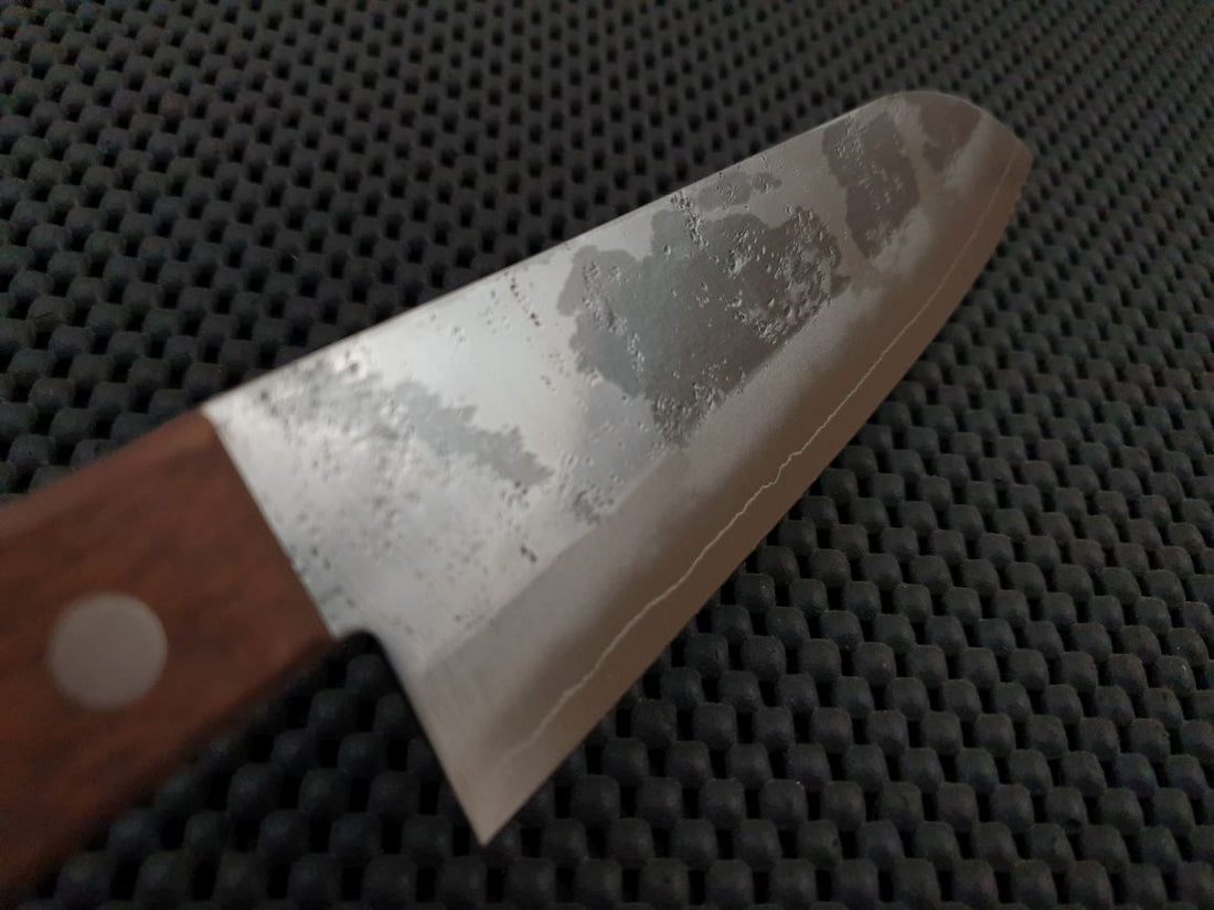 Yoshida Hamono Ginsan | 165 Santoku Knife (B-Finish)