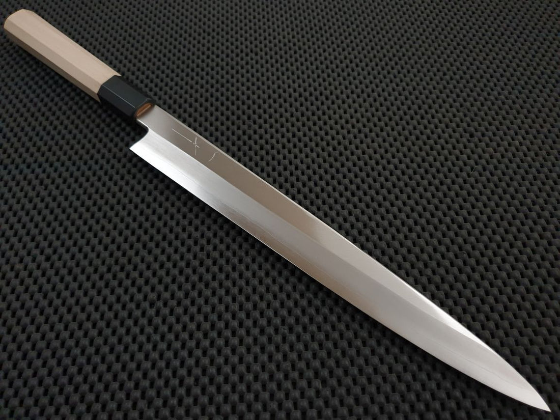 Ginsan Stainless Yanagiba Slicing Knife