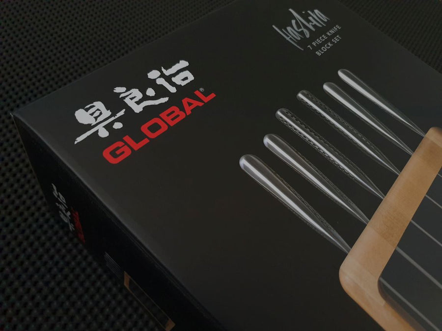 Global Knife Sets | 3, 5, or 7 Piece Knife & Block Set (Hashira, Synergy, Niigata)