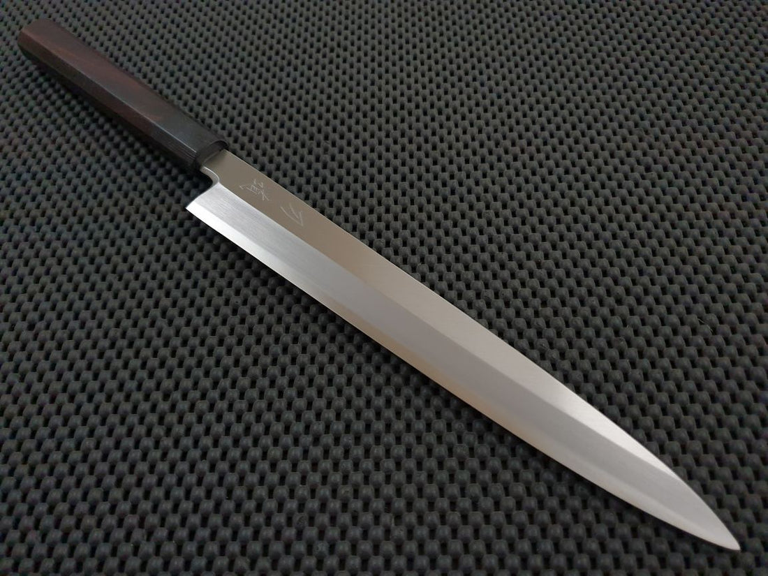 HADO Ginsan Yanagiba Knife Slicing Sashimi