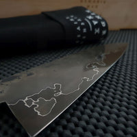 Hendrik Max Kitchen Knives Chef Gyuto Etched Knife Sydney Australia