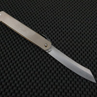 Nagao Higonokami Knife | Silver "Economy" Kiridashi
