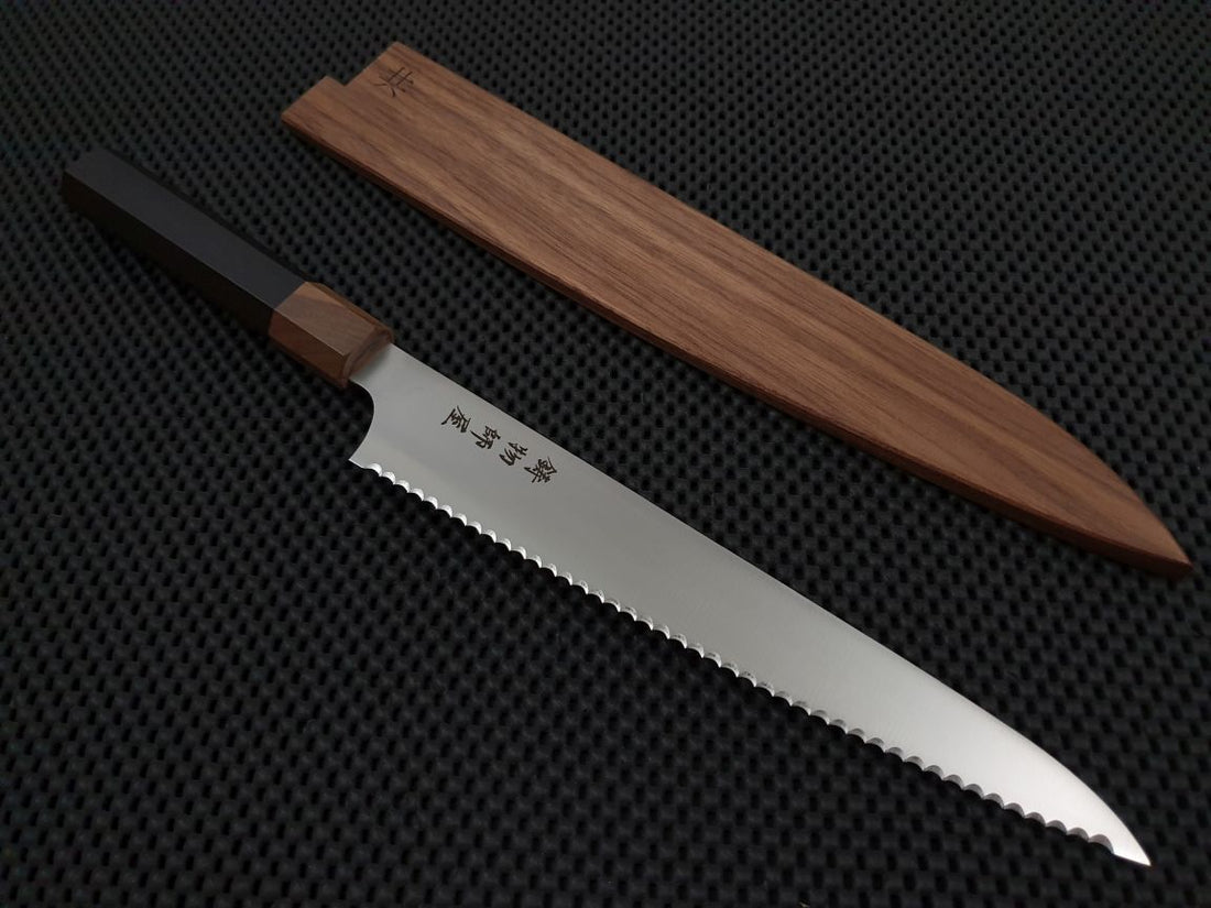 Hitohira Imojiya Ebony Bread Knife