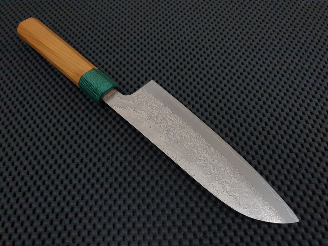 Kurosaki Damascus Santoku Knife