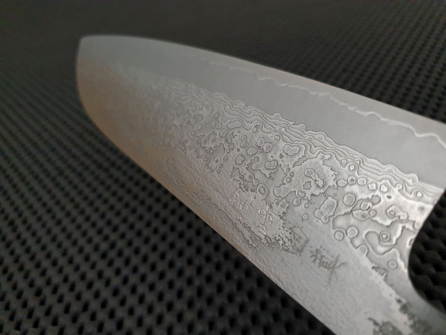 Kurosaki Damascus Santoku Knife