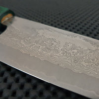 Kurosaki Damascus Santoku Knife