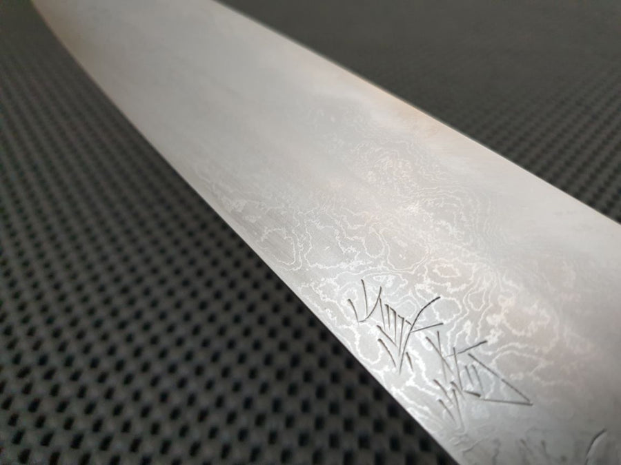 Mazaki Damascus Sujihiki Knife