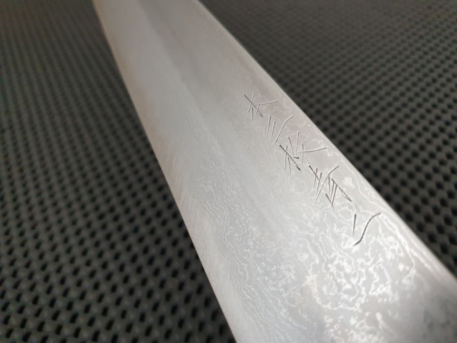 Mazaki Damascus Sujihiki Knife