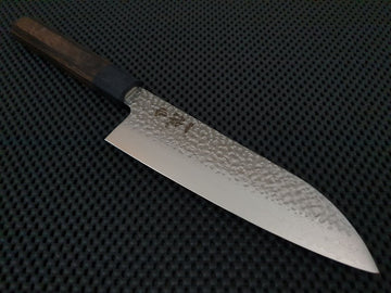 Ittetsu Damascus 180 Santoku Knife