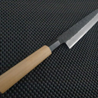 Hammer Finished Tsuchime Yanagiba Japanese Single Bevel Slicing Knife Sydney Australia 