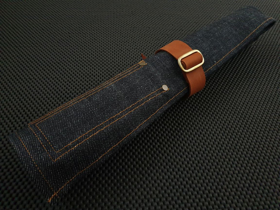 Kaneshige Japan Chef Knife Roll Denim