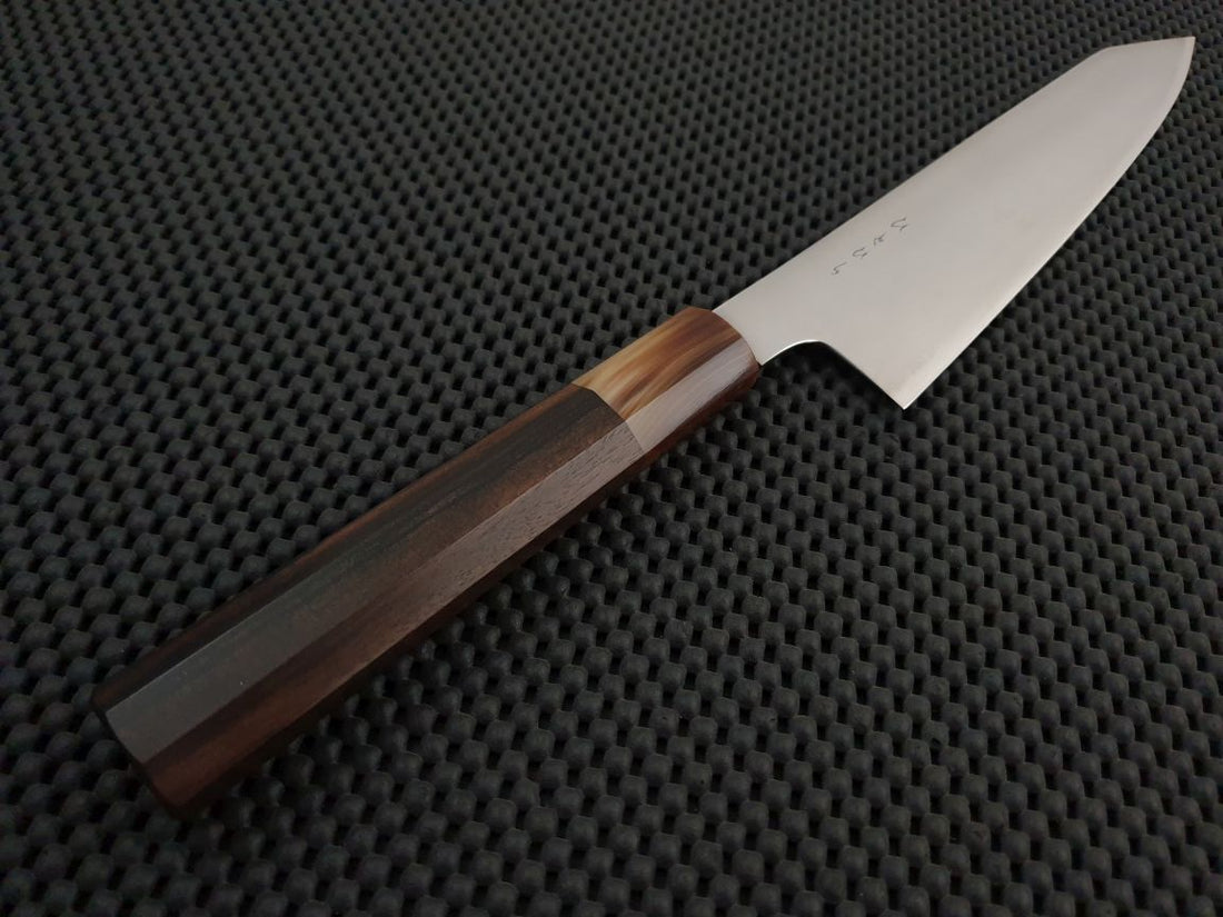 Ebony & Buffalo Hitohira Knife