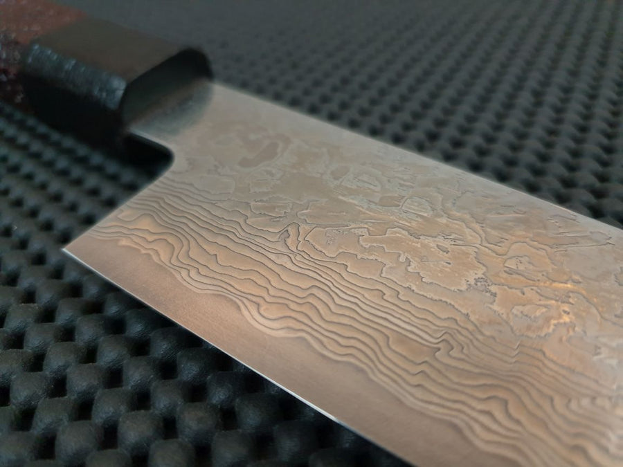 Kenshiro Damascus Kiritsuke Gyuto Knife