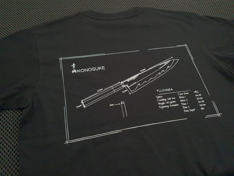 Konosuke Sakai Fujiyama Knife T-Shirt