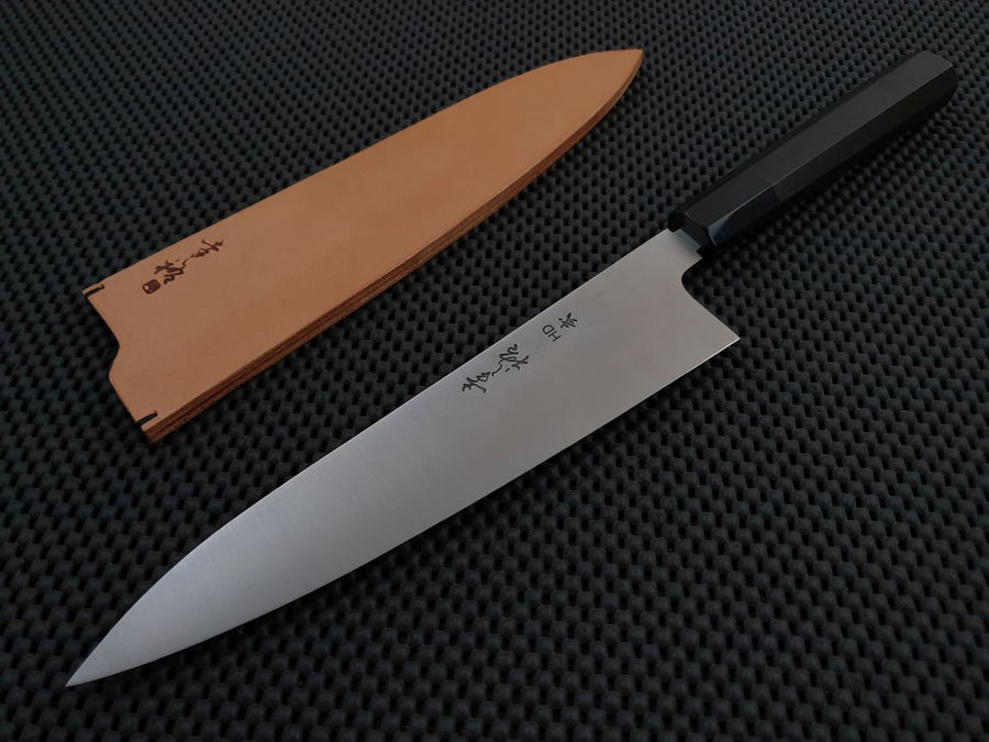 Konosuke Sakai HD2 Gyuto with Leather Saya