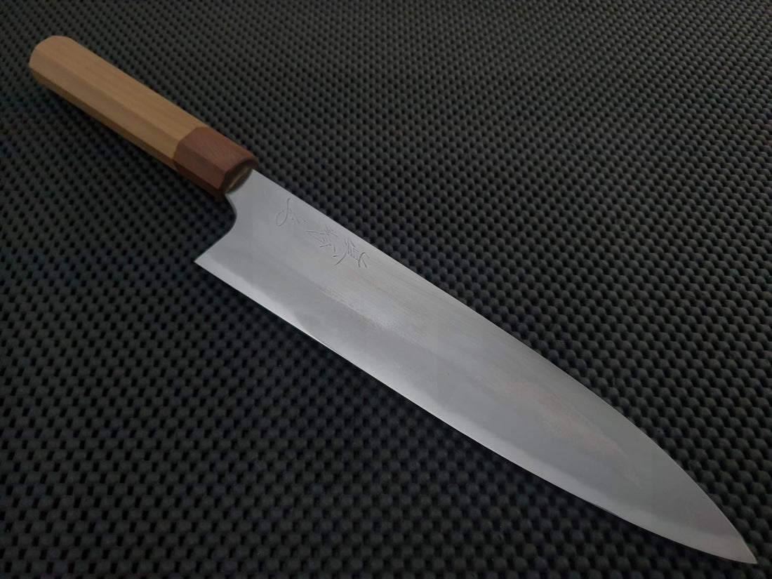 Mazaki Gyuto Japanese Chef Knife Polished Migaki Cooking Cook Japan Australia