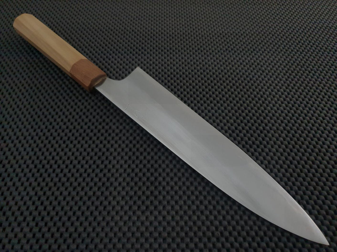 Mazaki Gyuto Japanese Chef Knife Polished Migaki Cooking Cook Japan Australia